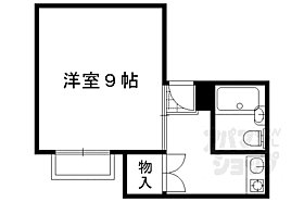 京都府京都市左京区松ケ崎小竹薮町（賃貸アパート1K・2階・22.00㎡） その2