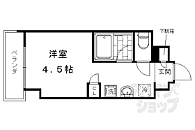 京都府京都市右京区西京極北大入町（賃貸マンション1R・3階・15.78㎡） その2