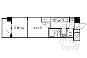 京都府京都市右京区西京極浜ノ本町（賃貸マンション2K・4階・31.50㎡） その2