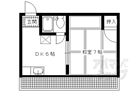 京都府京都市左京区修学院高部町（賃貸マンション1DK・1階・26.00㎡） その2