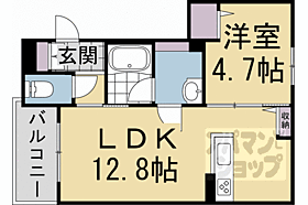 リガールメゾン円町 302 ｜ 京都府京都市中京区西ノ京北円町（賃貸マンション1LDK・3階・42.03㎡） その2