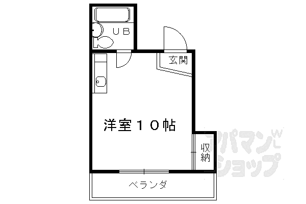 ＳＴＥＰ　ＲＩＧＨＴ　ＵＰ 201｜京都府京都市下京区西七条北月読町(賃貸マンション1R・2階・23.01㎡)の写真 その2