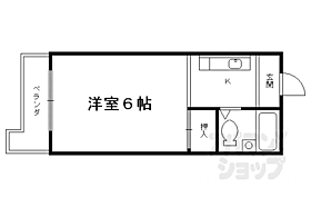 京都府京都市右京区鳴滝音戸山町（賃貸アパート1K・2階・18.00㎡） その2