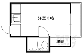 京都府京都市左京区一乗寺樋ノ口町（賃貸アパート1R・2階・14.80㎡） その2