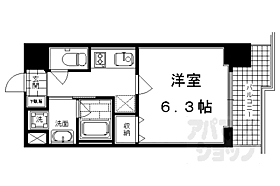 アスヴェル京都堀川高辻 502 ｜ 京都府京都市下京区岩上通高辻下る吉文字町（賃貸マンション1K・5階・22.68㎡） その2