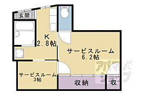 京都府京都市左京区田中里ノ内町（賃貸テラスハウス1R・--・31.87㎡） その2