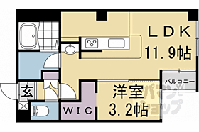 京都府京都市南区西九条大国町（賃貸マンション1LDK・2階・35.66㎡） その2