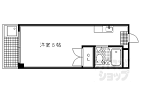 京都府京都市左京区田中門前町（賃貸マンション1K・5階・18.00㎡） その2