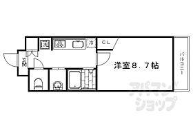 京都府京都市右京区西院西貝川町（賃貸マンション1K・5階・28.20㎡） その2