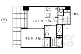 プレサンス京都四条大宮 605 ｜ 京都府京都市下京区大宮通松原下る西側上五条町（賃貸マンション1DK・6階・34.04㎡） その2