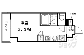 京都府京都市右京区西京極北大入町（賃貸マンション1R・7階・17.23㎡） その2