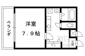 京都府京都市東山区福稲下高松町（賃貸マンション1K・3階・24.00㎡） その2