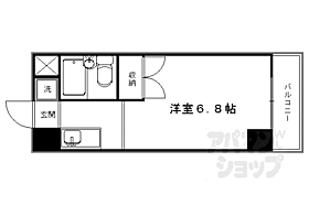 グランディール舟田 208 ｜ 京都府京都市北区北野西白梅町（賃貸マンション1K・2階・18.77㎡） その2