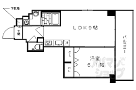 クリスタルグランツ西大路御池 701 ｜ 京都府京都市中京区西ノ京南上合町（賃貸マンション1LDK・7階・33.93㎡） その2