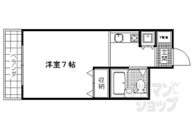 京都府京都市左京区粟田口鳥居町（賃貸マンション1R・1階・18.00㎡） その2