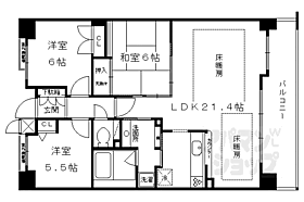 京都府京都市下京区塩小路町（賃貸マンション3LDK・5階・83.44㎡） その2