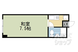 セントガーデン 1Kの間取図画像