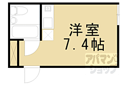 ウインズカルム1 ワンルームの間取図画像