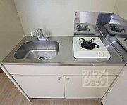 1口コンロ装備