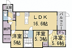 物件の間取り