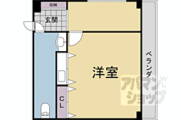 ダイエー第七ビル 1LDKの間取図画像