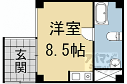 JURAKURO ワンルームの間取図画像