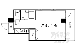 セントガーデン 1Kの間取図画像
