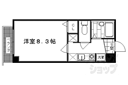 エル・カーサー 1Kの間取図画像