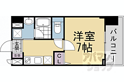 ベラジオレガシー京都西七条 1Kの間取図画像