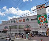 ライフ 太秦店まで400m