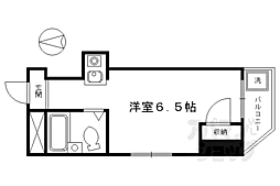 ベルビュー花屋町 ワンルームの間取図画像