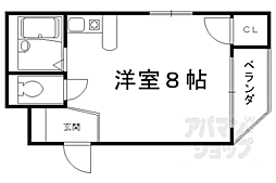 LAMER3 ワンルームの間取図画像