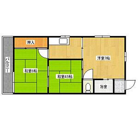 間取りを拡大表示