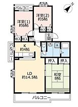 UR平城左京  ｜ 奈良県奈良市左京2丁目（賃貸マンション3LDK・5階・92.65㎡） その2