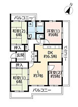 UR奈良青山一丁目  ｜ 奈良県奈良市青山1丁目（賃貸マンション4LDK・4階・87.88㎡） その2