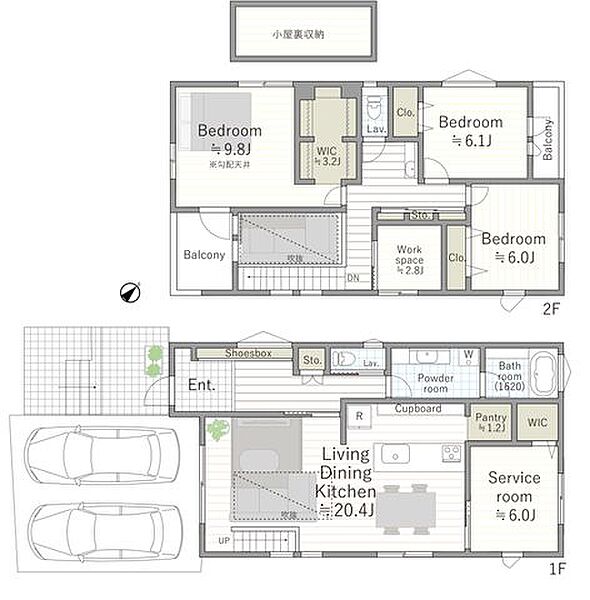 間取りを拡大表示