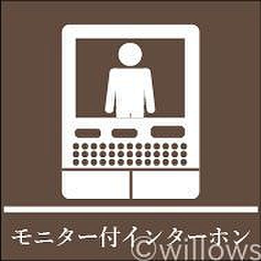 来訪者の様子を...