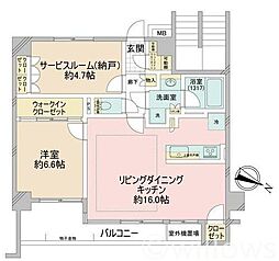間取図画像 1SLDK