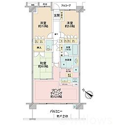 間取図画像 3LDK