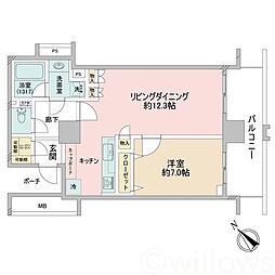 間取図画像 1LDK