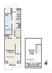 間取図画像 ワンルーム