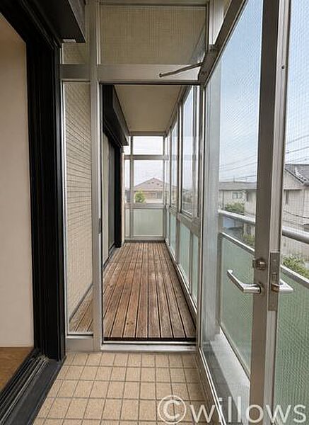 バルコニーを拡大表示