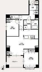 渋谷神山町レジデンス 2LDKの間取図画像