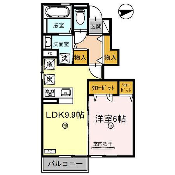 ドルフV 103｜奈良県奈良市宝来4丁目(賃貸アパート1LDK・1階・42.82㎡)の写真 その2