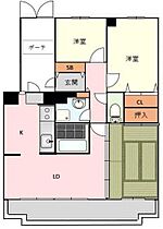 シャンティーあやめ池 107 ｜ 奈良県奈良市疋田町522-3（賃貸マンション3LDK・1階・65.54㎡） その2