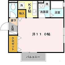 エイトキューブ　B棟 205 ｜ 京都府木津川市吐師松葉（賃貸アパート1K・2階・32.63㎡） その2