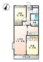 シャインヒルズI  ｜ 京都府木津川市梅美台2丁目（賃貸アパート2LDK・2階・58.30㎡） その2