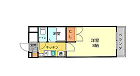 奈良県奈良市西大寺芝町1丁目（賃貸マンション1K・2階・22.40㎡） その2