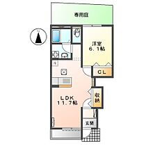 サンフィットヒルズ　Ａ  ｜ 奈良県奈良市帝塚山中町（賃貸アパート1LDK・1階・44.63㎡） その2