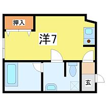 パームス庄田 206 ｜ 福井県越前市庄田町25-1-5（賃貸マンション1R・2階・25.00㎡） その2